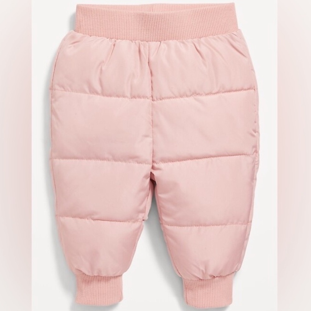 Old Navy Rib-Knit-Waist Frost Free Puffer Pants for Baby 0-3 months
